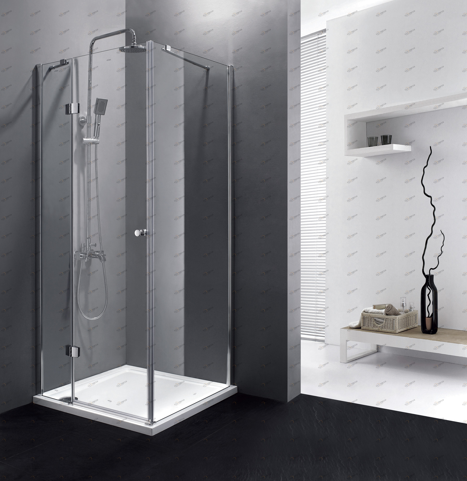Душевой уголок CEZARES VERONA-W-A-1-90-P-Cr-L
