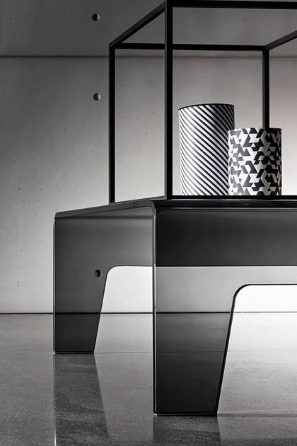 Sovet italia Низкий прямоугольный журнальный столик из стекла Frog sun-id-1400928 - Вид №1