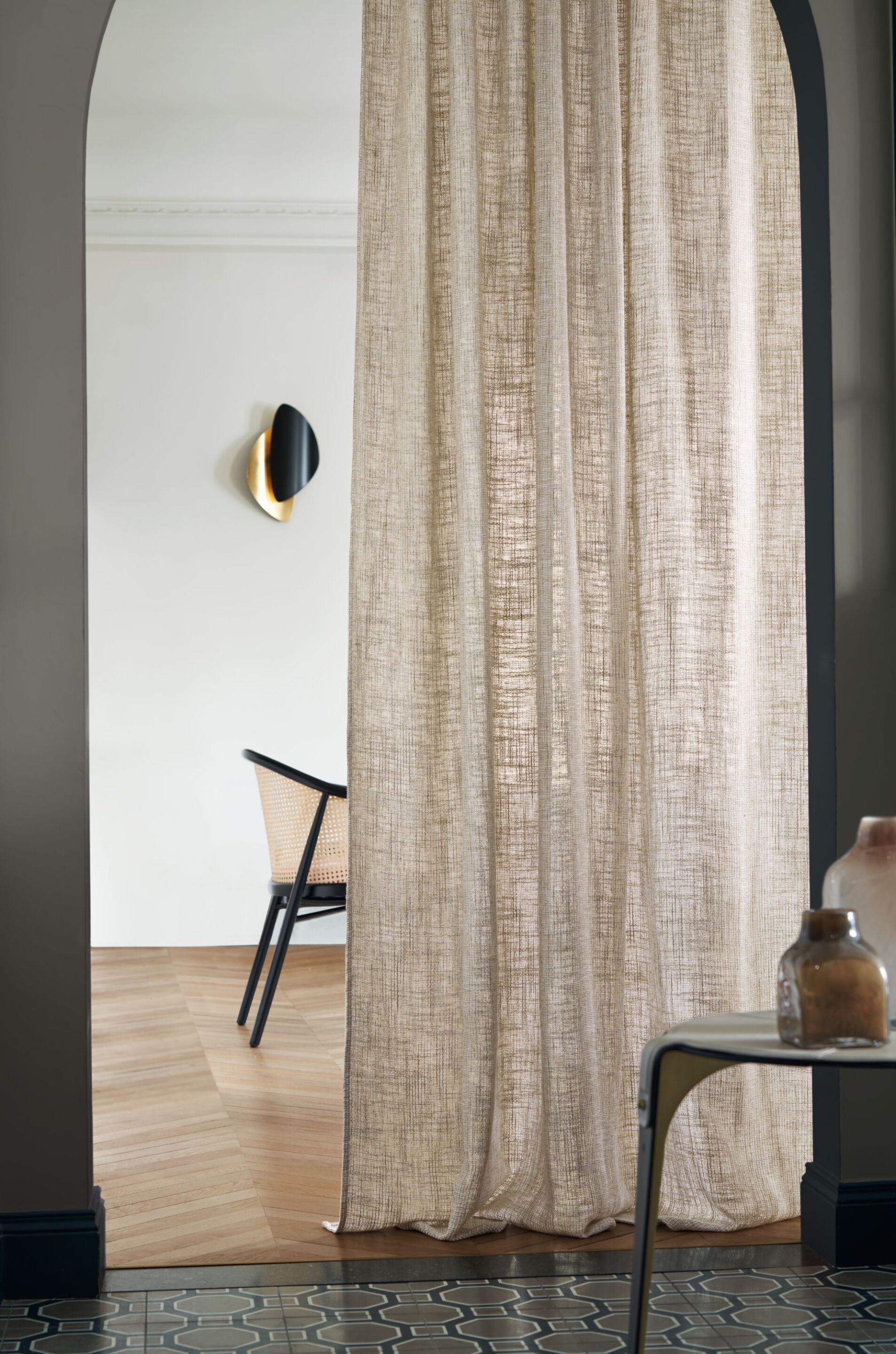 Однотонная ткань из вуали Casamance Grand voile ARCH-00115901 - Вид №1