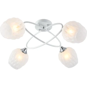 Люстра потолочная Rivoli Hettie модерн 4 лампы, цвет белый