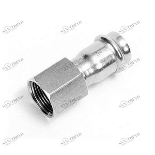 Муфта В-пресс 28 x 3/4" нержавеющая сталь IBP PS4270G0280600