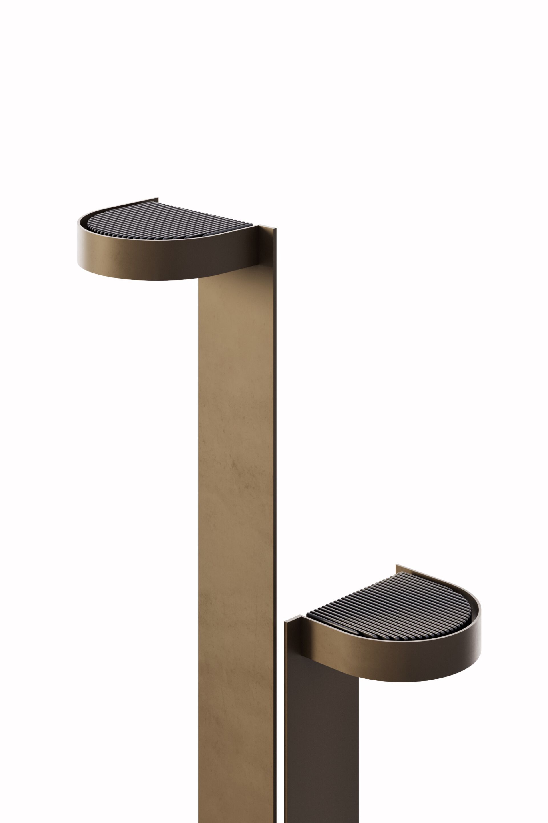 Напольная лампа из литого алюминия Martinelli Luce Brim ARCH-00091395 - Вид №3