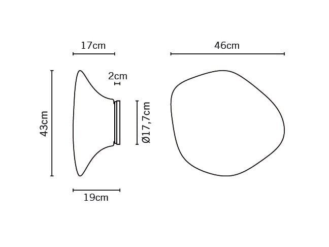 Стеклянный настенный светильник Fabbian Lumi Mycena ARCH-00086916 - Вид №4
