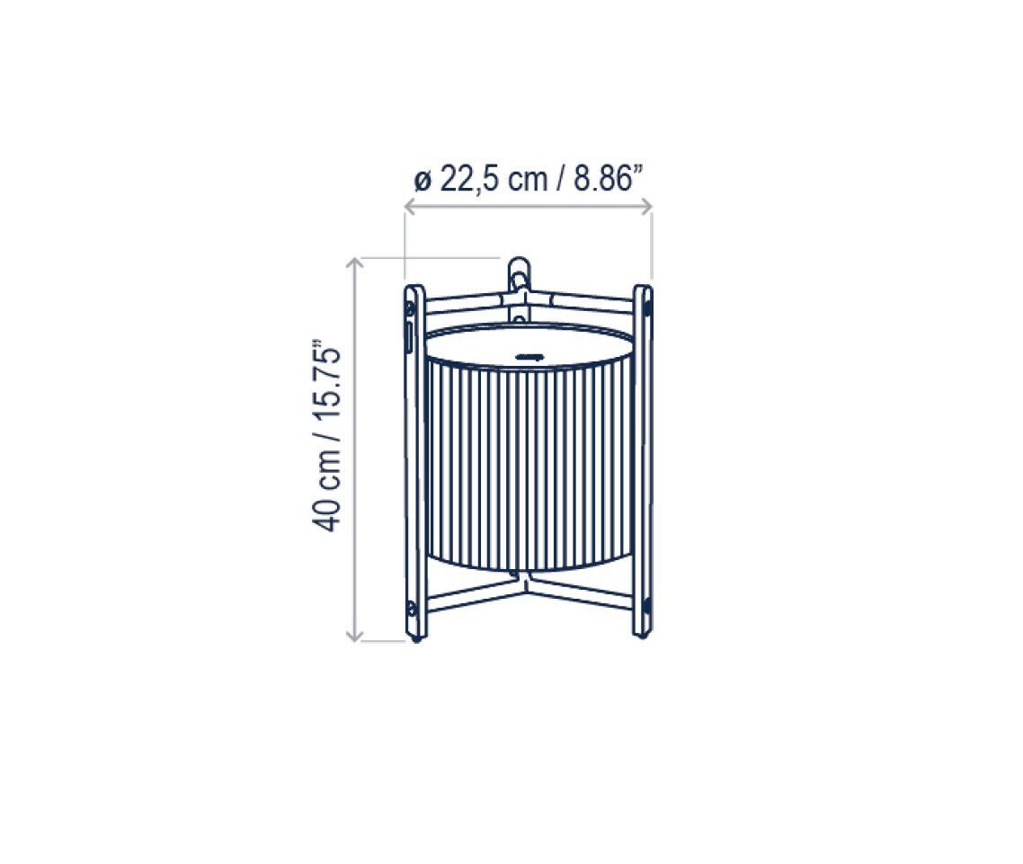 USB зарядка деревянная светодиодная настольная лампа Bover Kando ARCH-00059207 - Вид №7