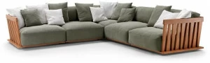 Flexform Модульный уличный диван со съемным чехлом из ткани