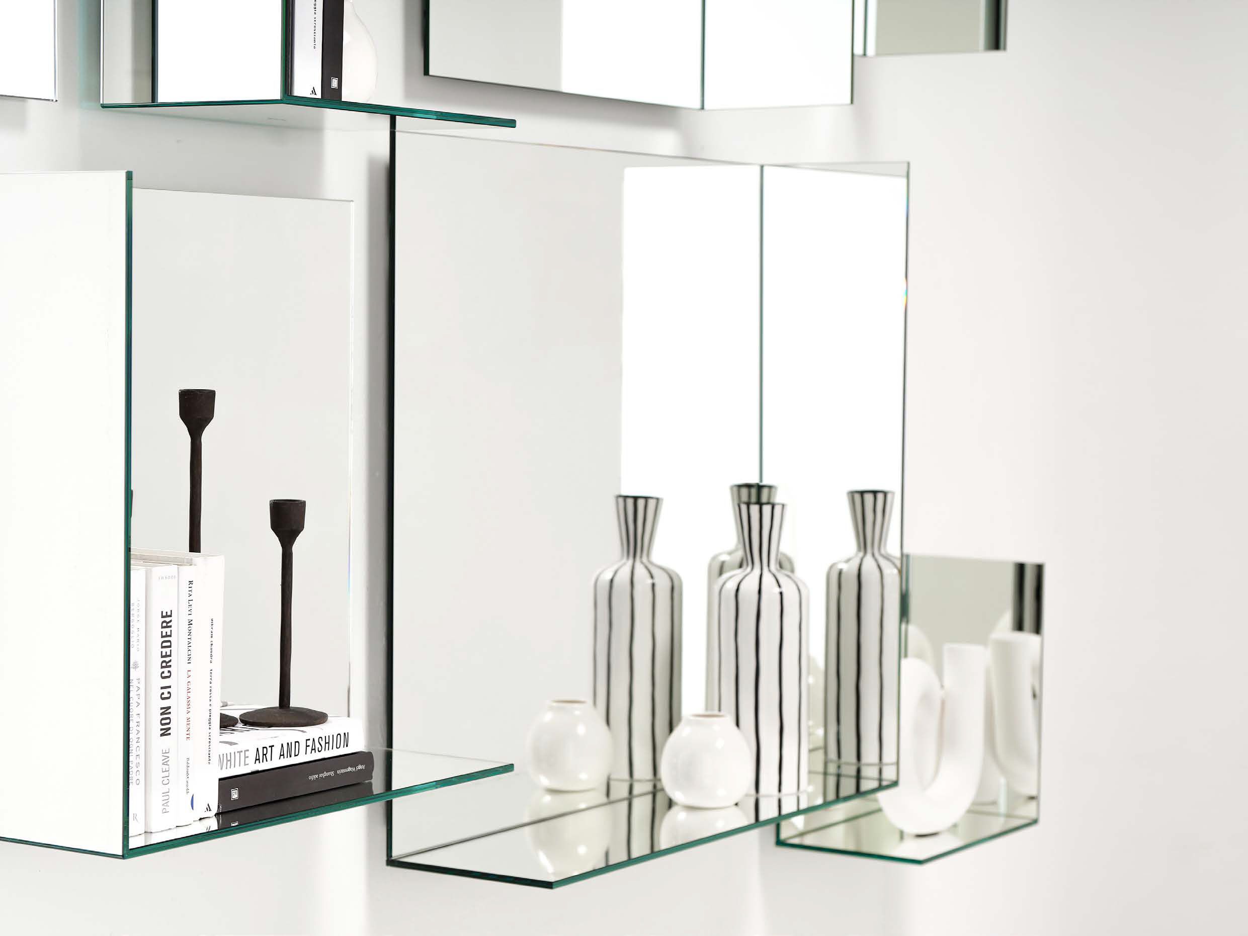 Квадратное настенное зеркало Mogg NARCISO ARCH-00129472