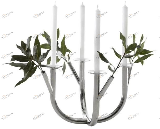 Driade Четырехрычажный канделябр из никелированной стали  Dt860b5010116 