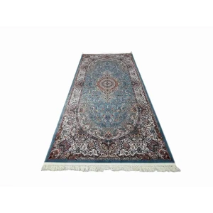 91213640 Ковер Merinos прямоугольный 120x300 см полипропилен d414blue цвет лазурно-бежевый STLM-1032111