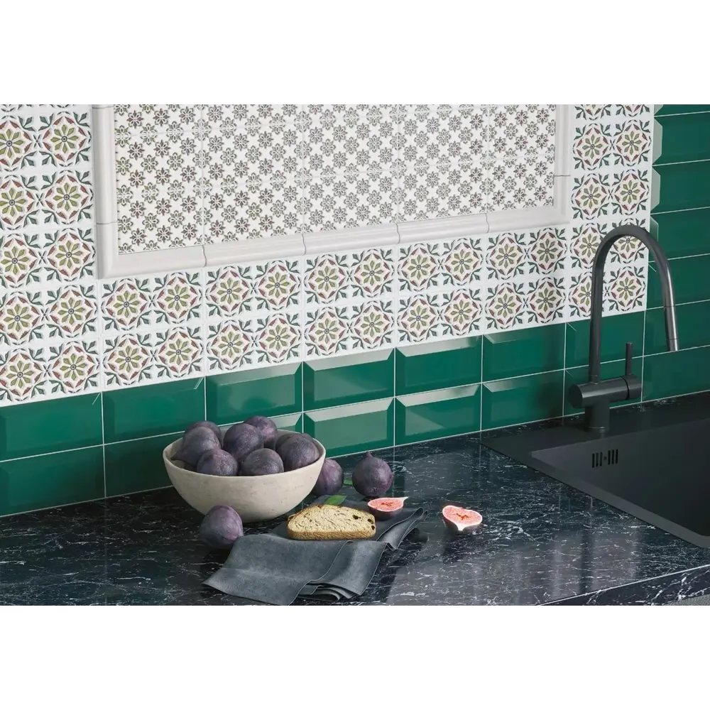 Декор Kerama Marazzi Клемансо для стен ванной и кухни 7.4×15 см 86360094 STLM-0945584 - Вид №4