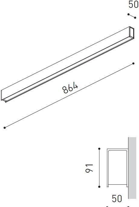 Arkoslight Настенный светильник из алюминия Fifty wall sun-id-1381806 - Вид №2