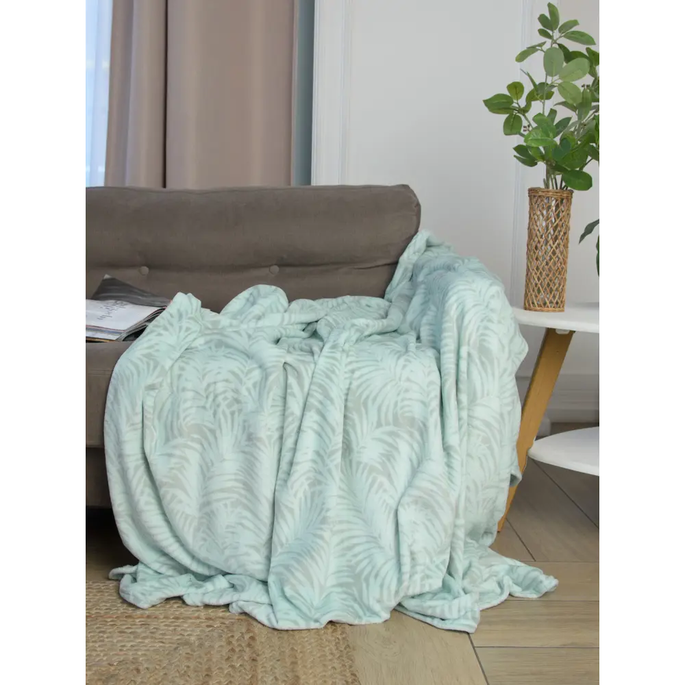 Плед Caprise 200x220 см микрофибра цвет зеленый 89390305 STLM-2153041 Ardenza