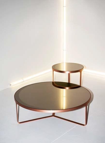 Tacchini Круглый стеклянный журнальный столик sun-id-1475885 - Вид №1