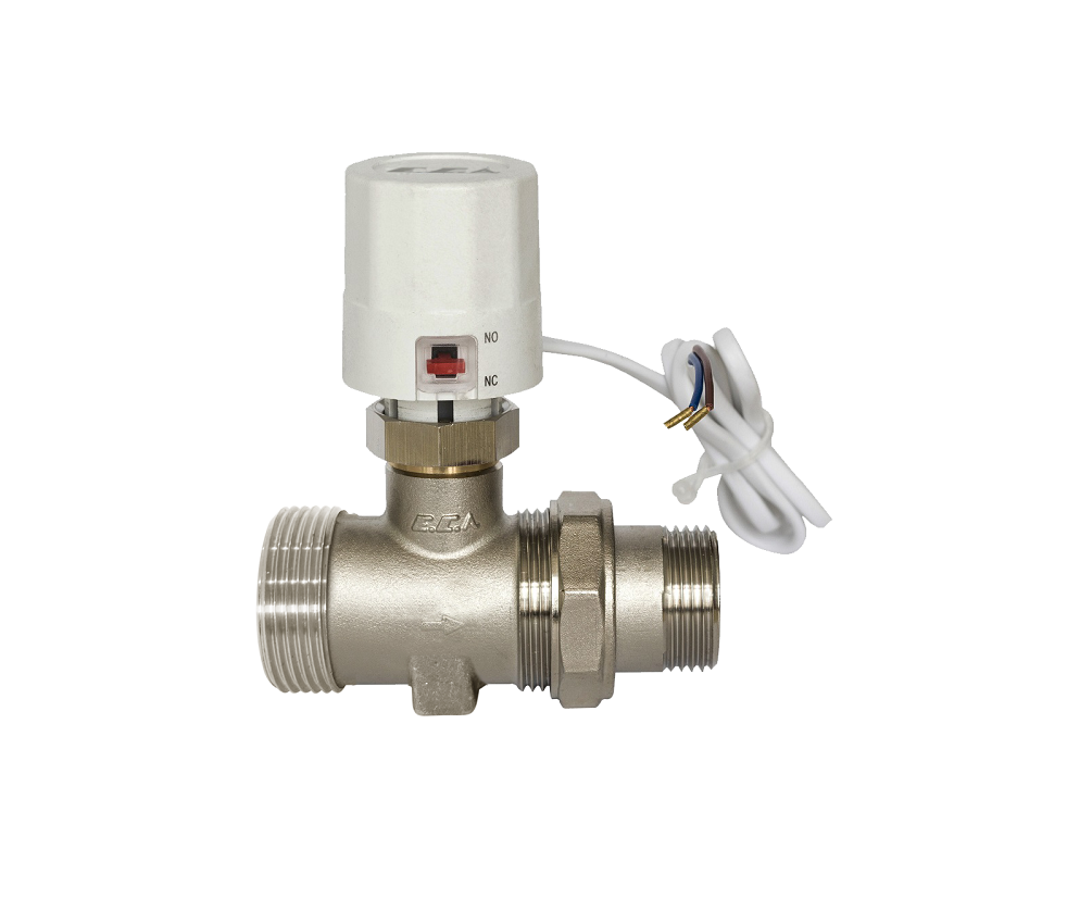 602120804  2-ходовой клапан с приводом 1 дюйм - внешний винт x штуцер Eca 