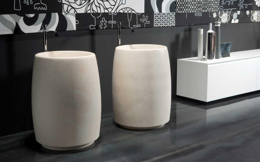 BARREL Напольная раковина стоящая овальная Antoniolupi  - Вид №1