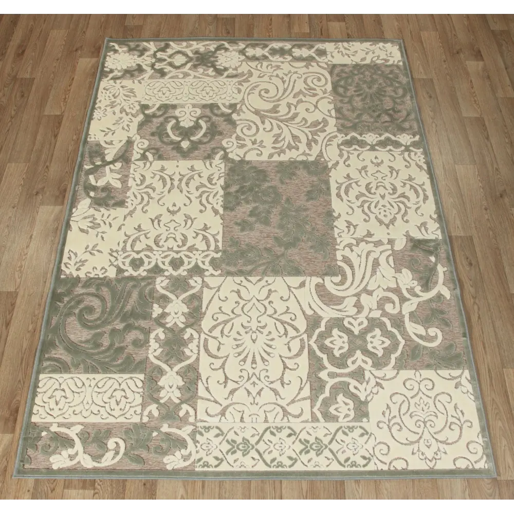 Ковер вискоза Genova 009/655590 100х140 см цвет серый RAGOLLE STLM-2142673 - Вид №2