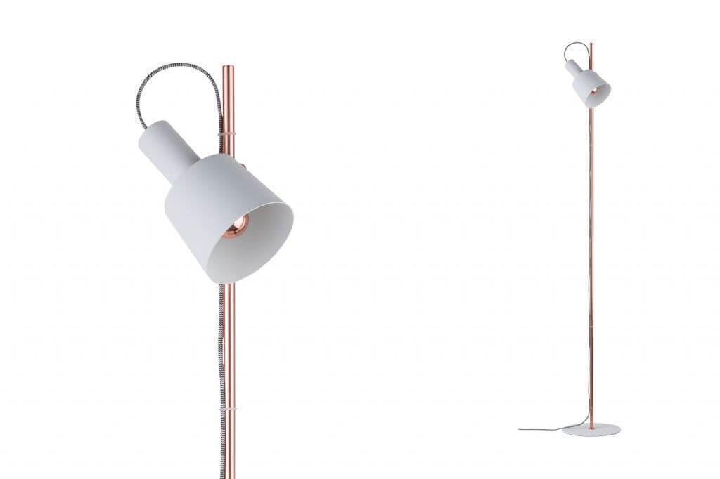 Торшер металлический поворотный белый Mare 79659 PAULMANN MARE 00-3908731 Белый;золото - Вид №1