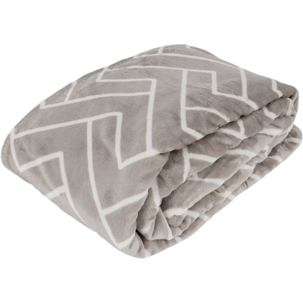 Плед «Грация» 200х220 см микрофибра цвет бежевый BELEZZA STLM-2156889 - Вид №1