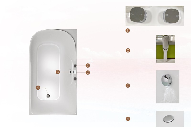 M638 Ванна акриловая SSWW  - Вид №1