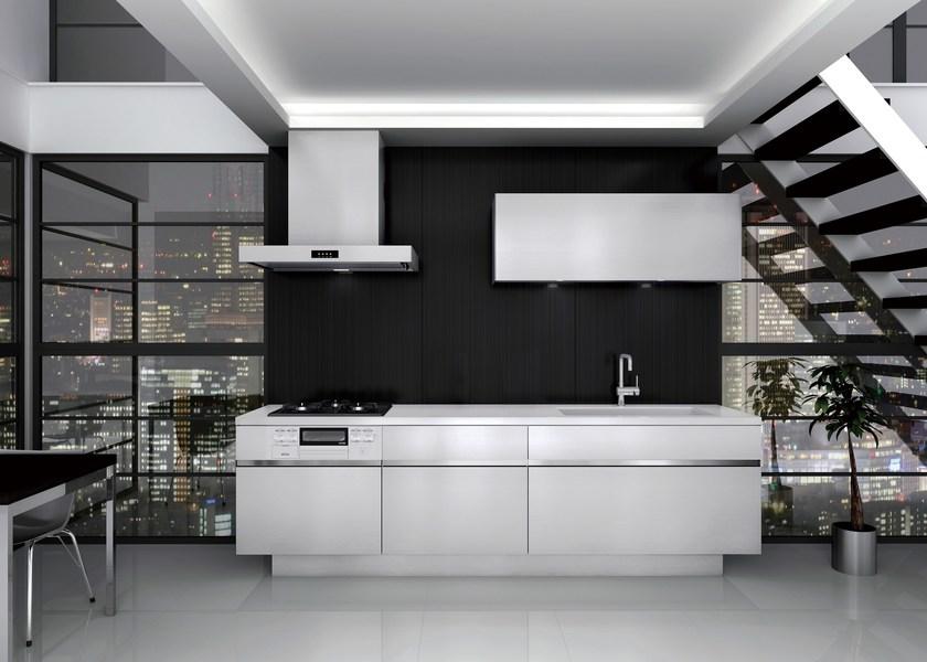 sanwacompany Кухня из нержавеющей стали без ручек sun-id-1485520 - Вид №3