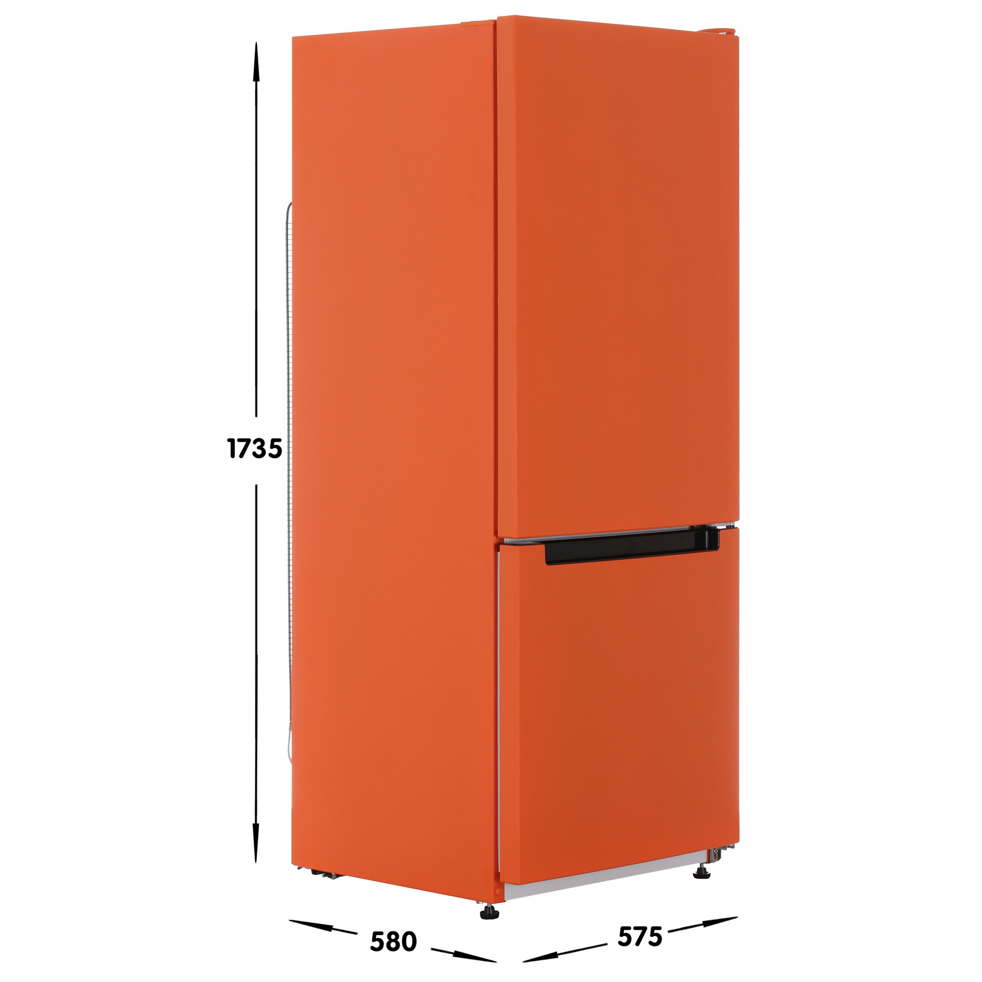 9953412 Холодильник с морозильником   Nordfrost NRB 121 Or оранжевый STDN-0041180 - Вид №6