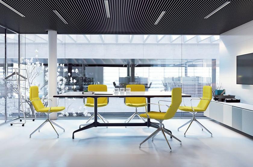 LD Seating Офисное кресло из ткани с колесами на козелке Flexi sun-id-1360840 - Вид №1