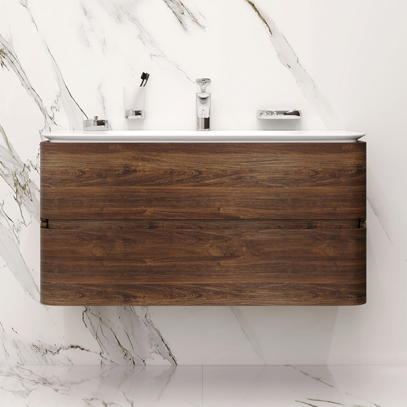 M30FHX1002NF База под раковину подвесная 100 см ящики орех текстурированная шт AM.PM Sensation