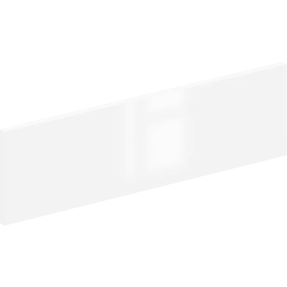 Фасад для духового шкафа DELINIA ID Аша 59.7x16.7 см белый глянцевый 82011177 STLM-0864597