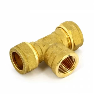 Тройник обжим-В TIEMME 18х1/2"х18