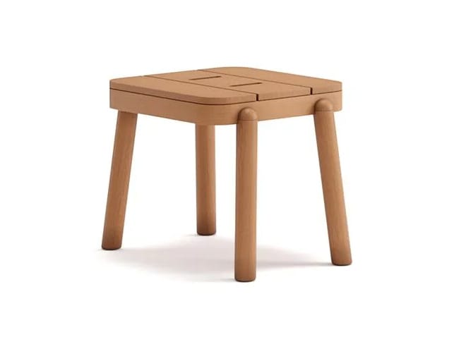 Низкий садовый стул из тикового дерева YAAZ Uz ARCH-00047060 - Вид №1