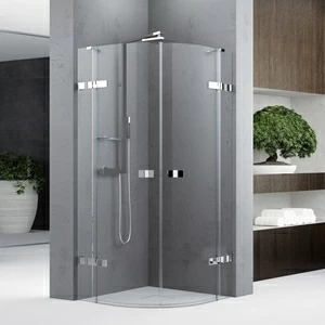 Novellini. Душевой уголок 100x100 см R на брекетах GALA 2