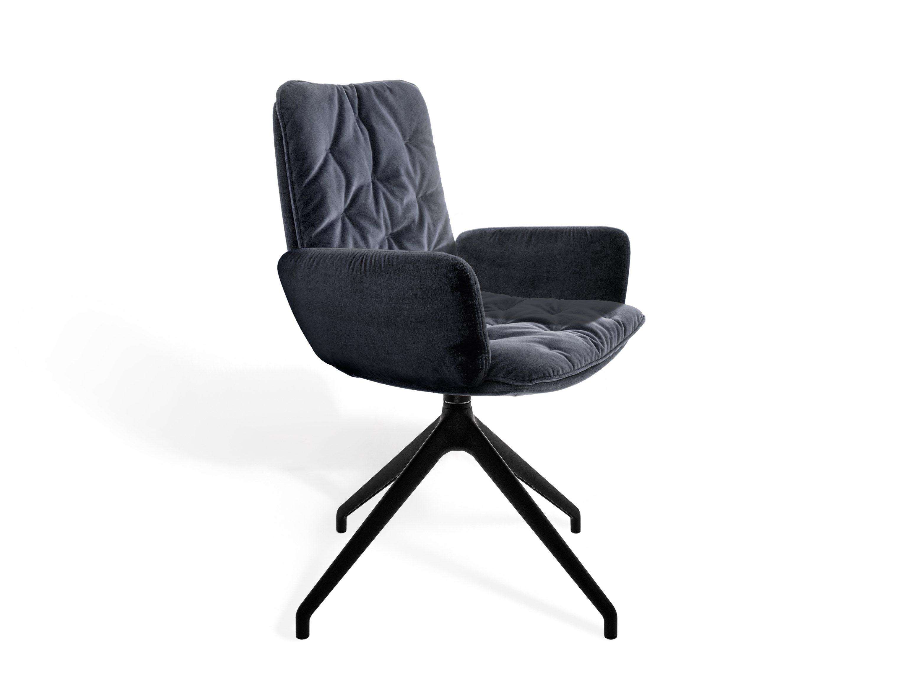 Мягкое вращающееся кресло с подлокотниками KFF Arva Stitch ARCH-00096538 - Вид №2