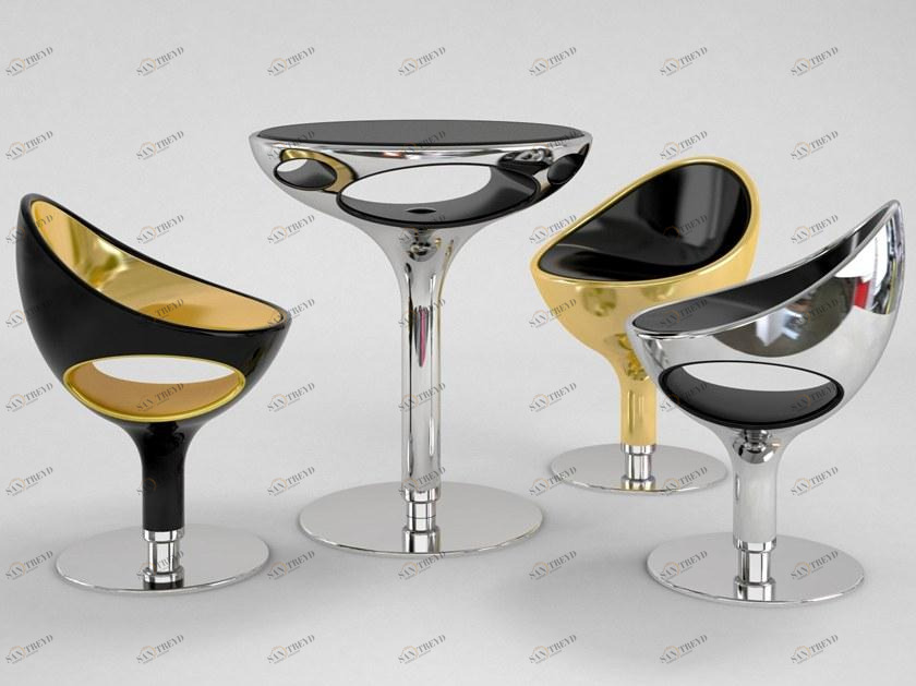 Giovannetti Вращающееся кресло из полиуретана Ring sun-id-1355926