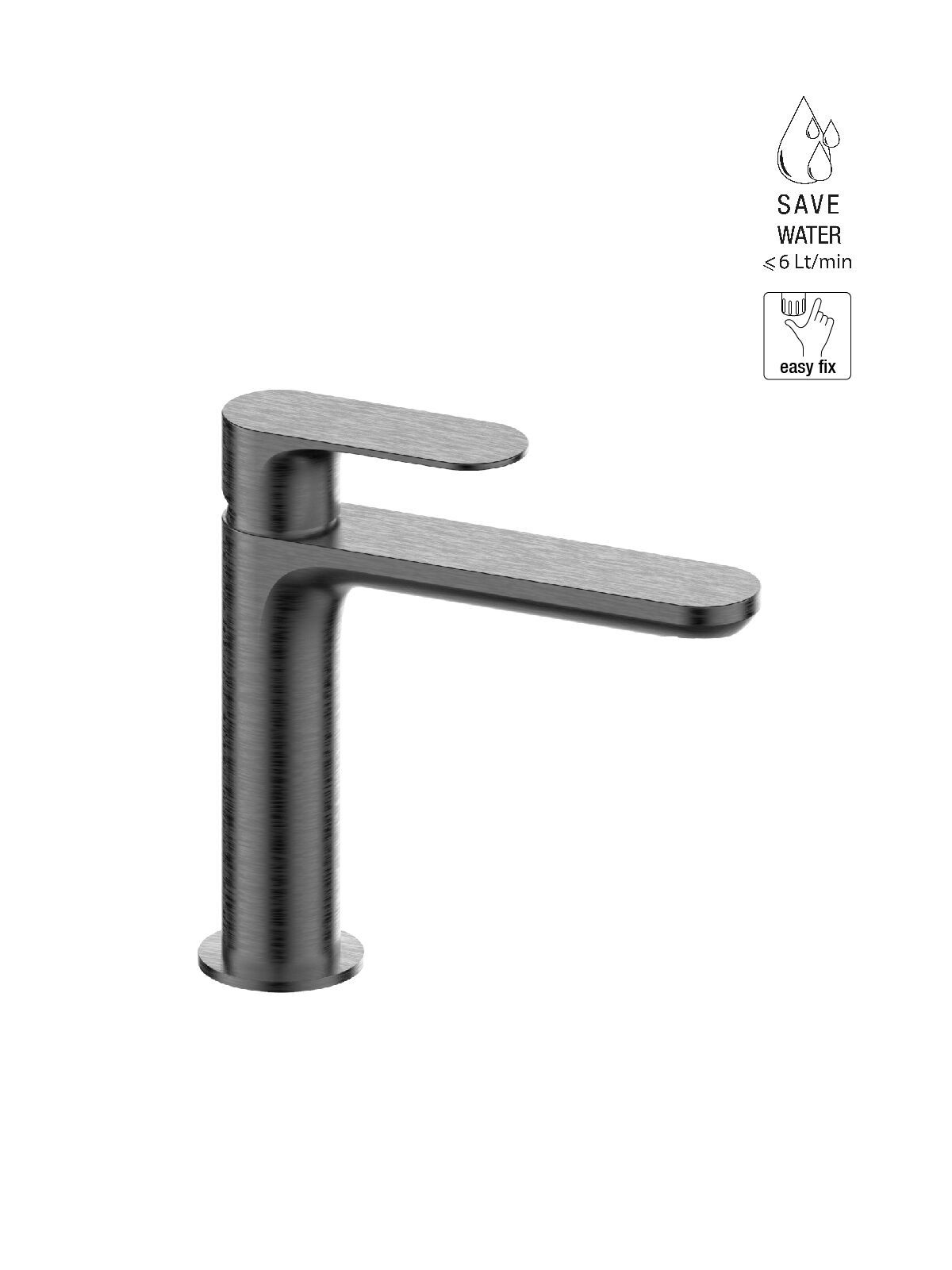 Однорычажный смеситель для раковины без слива Rubinetterie Frattini Lea ARCH-00023808 - Вид №14