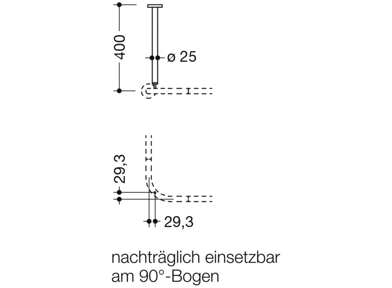 900.34.00160 потолочная подвеска HEWI System 900 - Вид №11