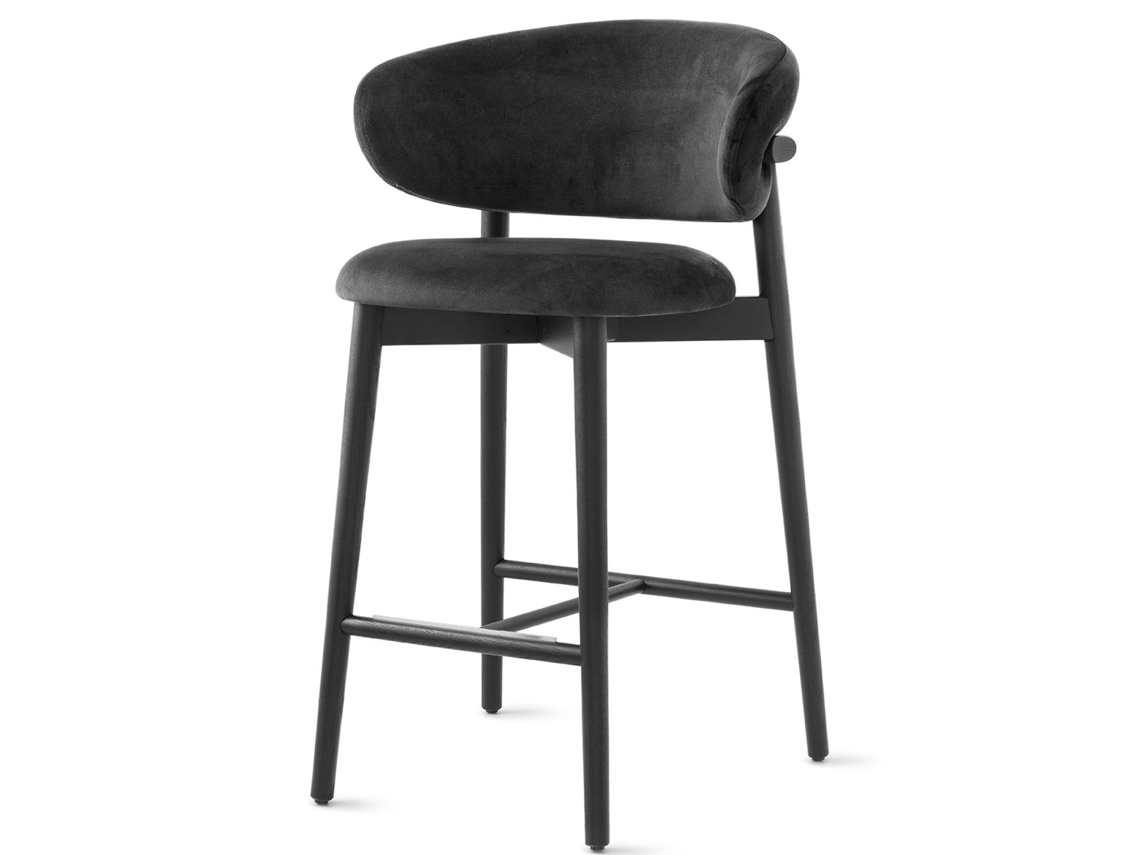 Высокий тканевый стул с подставкой для ног Calligaris Олеандр ARCH-00054512 - Вид №1