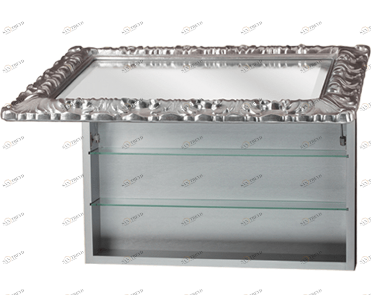 Зеркало-шкаф MIGLIORE Complementi ML.COM-70.801.AG - серебро 