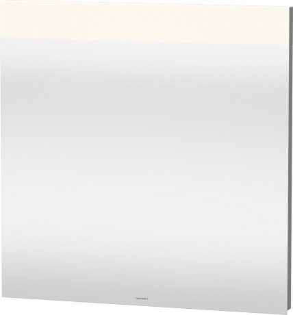 DS746803737 Зеркало с подсветкой DuraStyle #DS7468 800 x 40 мм Белый алюминий, декор Duravit - Вид №2