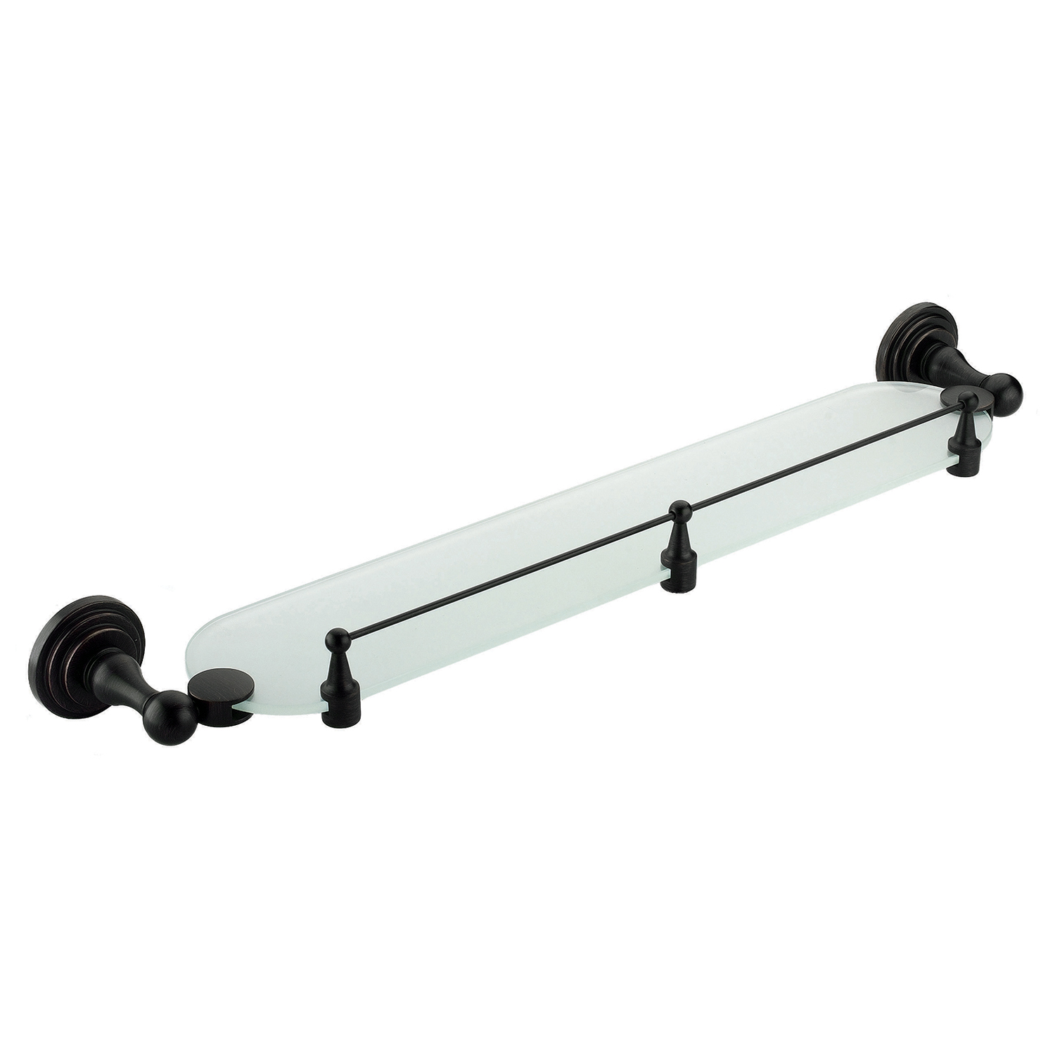 K-7344 Isar (ранее К-7324) Полка стеклянная с бортиком WasserKRAFT  - Вид №2