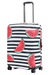 ECO Арбуз ML Чехол для чемодана средний Fancy Armor ECO