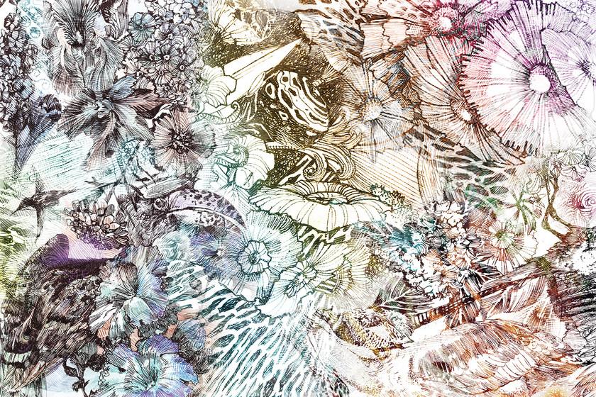 GLAMORA Моющиеся виниловые обои с цветочными мотивами Magia brasitalia sun-id-1424918 - Вид №1