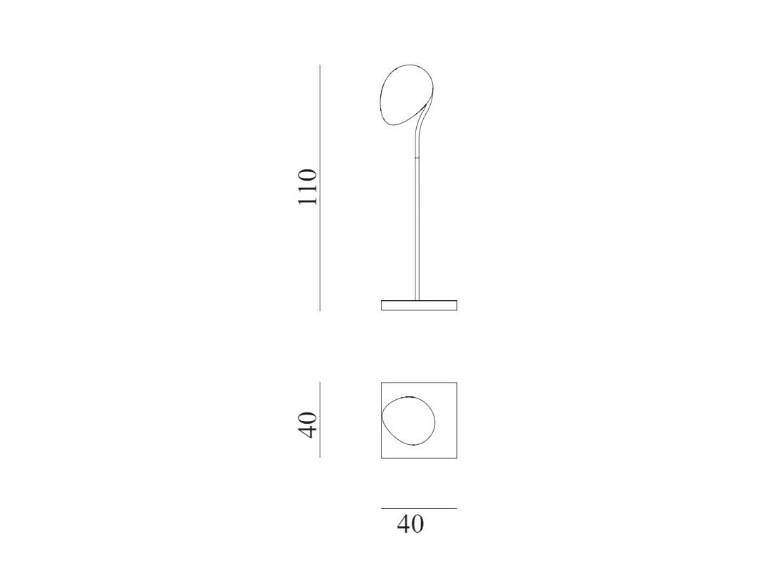 Латунь и поликарбонат светодиодные напольные лампы Exteta 10th ARCH-00038584 - Вид №10