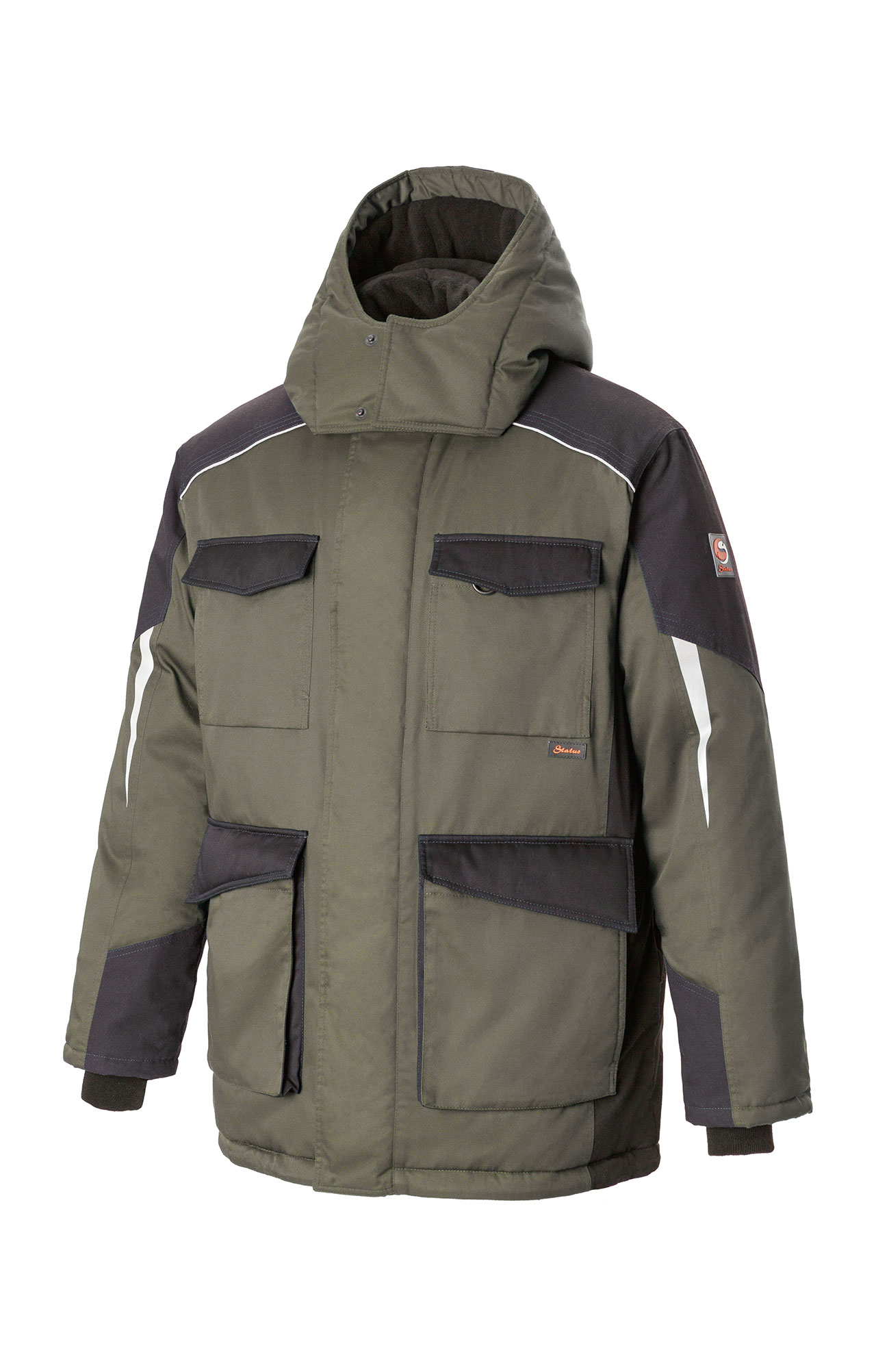 5037902 Костюм утепленный серый хаки графит STATUS  Зимняя спецодежда  размер 64-66/182-188  - Вид №1