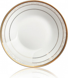10599207 Noritake Тарелка суповая Noritake "Хэмпшир, золотой кант" 23см Фарфор