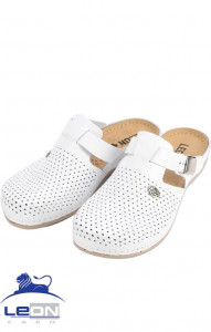 61969 Сабо "Leon" женские белые LEON  Медицинская обувь  размер 39