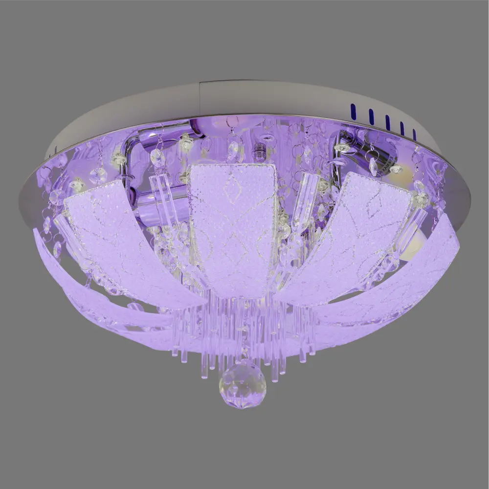 Люстра хрустальная подвесная Пари 4xE14x60 Вт, LED, металл/стекло, цвет хром 14089624 STLM-2074334 WINK  - Вид №14