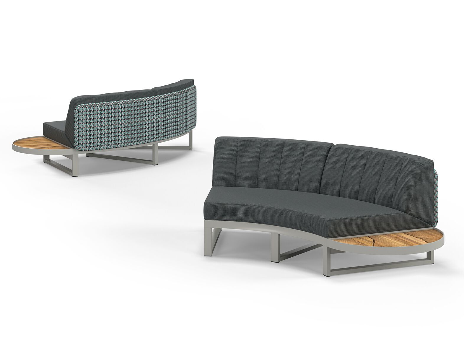 Модульный изогнутый садовый диван из ткани MAMAGREEN Munia ARCH-00125657 - Вид №6