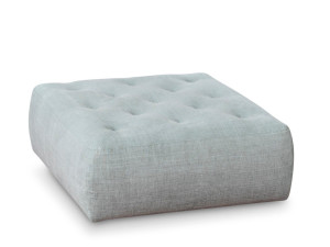 Ткань квадратный съемный пуфик с колесами