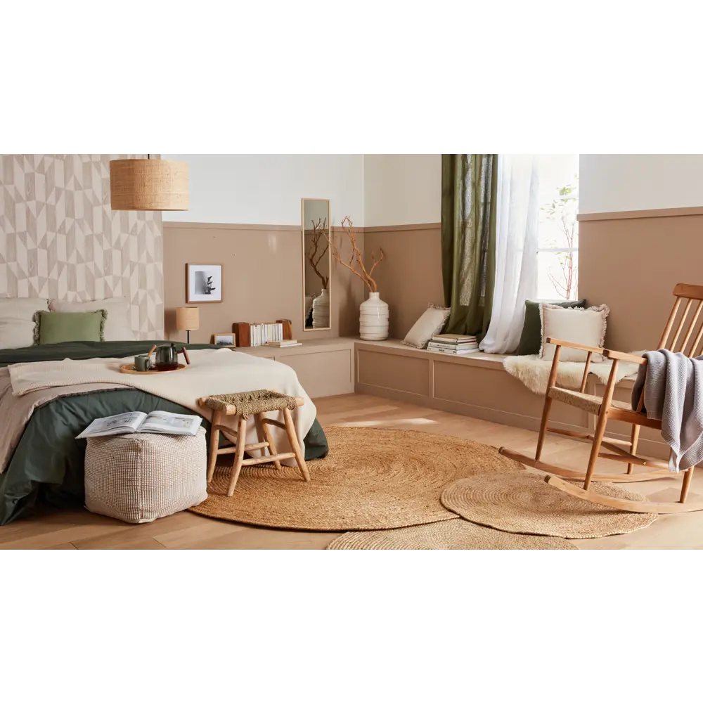 Круглый джутовый ковер INSPIRE Nils натурального цвета диаметр 100 см 82063309 STLM-1049535 - Вид №12