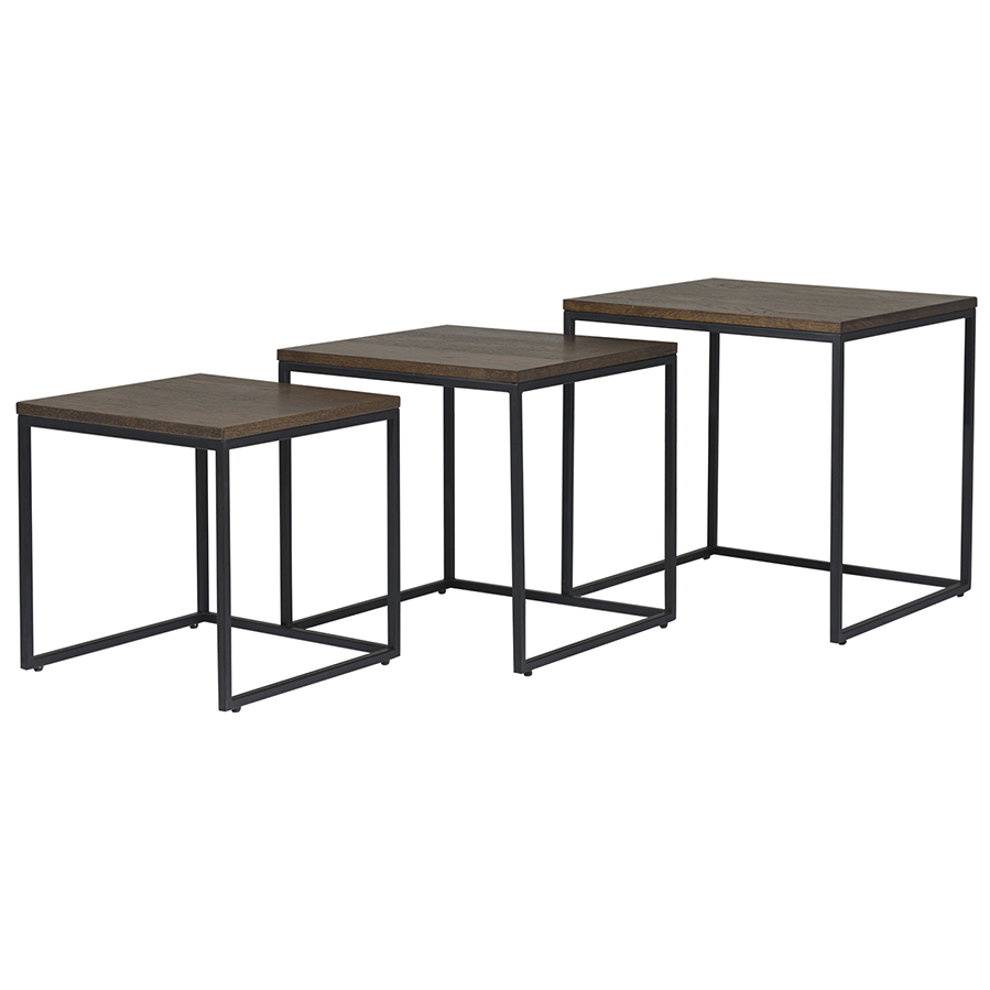 43383020 Набор столиков , rivoli, 3 шт., 50/45/40 см (куб) Unique Furniture  - Вид №15