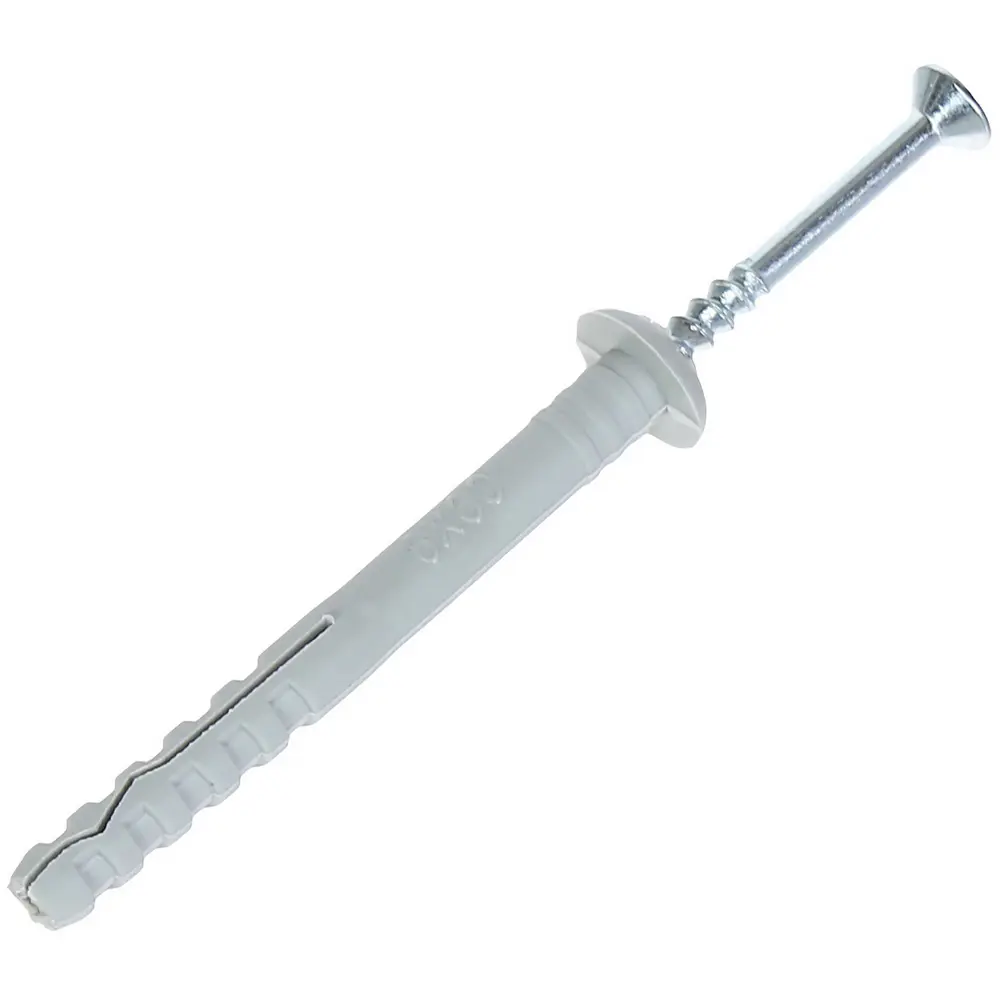 Дюбель-гвоздь гриб Standers 6x60 мм нейлон цвет серый 500 шт STLM-2069070 - Вид №1